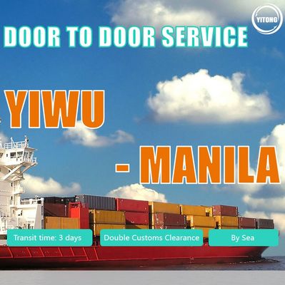 Door To Door Freight From Yiwu To Manila