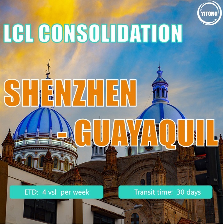 LCL shipping from shenzhen to  Guayaquil, Ecuador